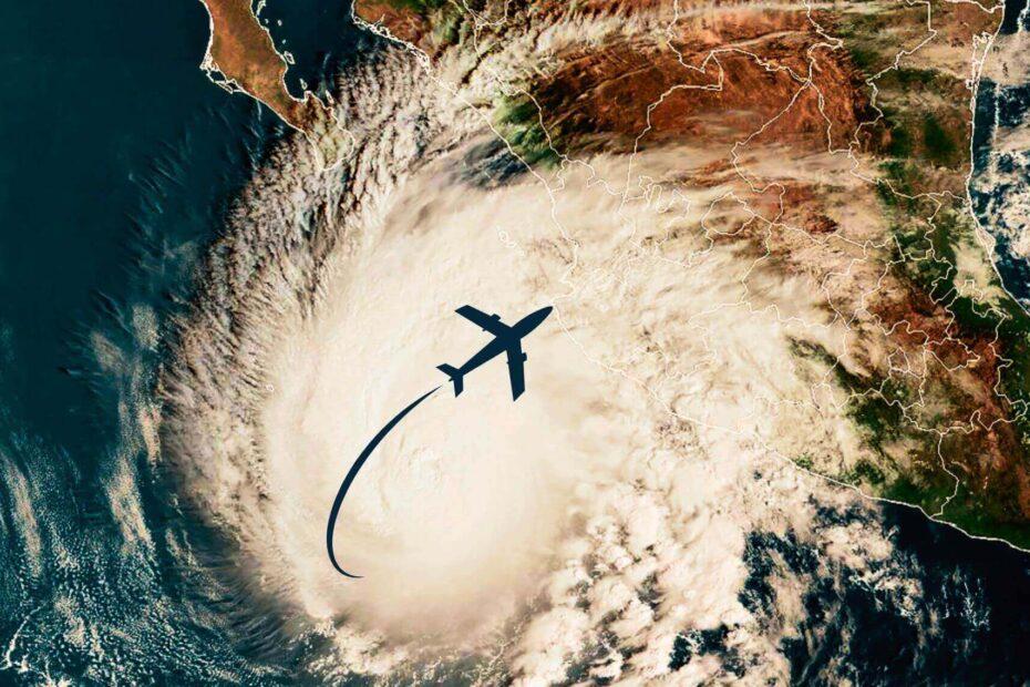 cancelaciones y demoras de vuelos por huracán