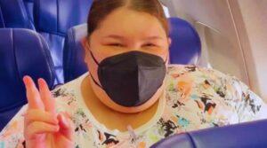 personas obesas en el avión