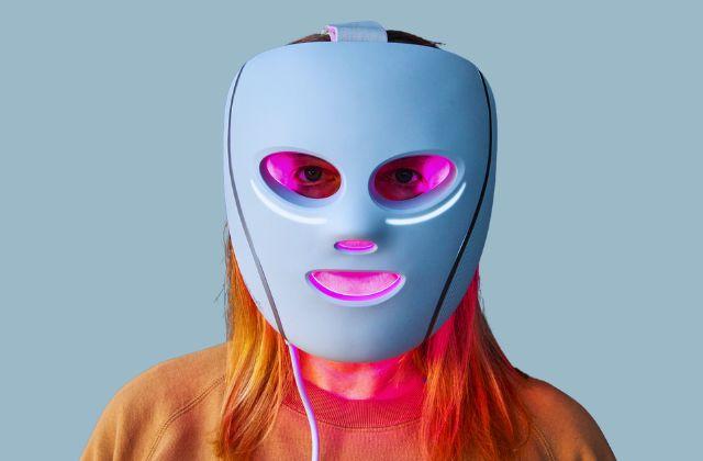 máscaras faciales LED